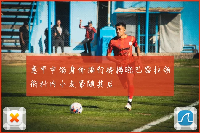 意甲中场身价排行榜揭晓巴雷拉领衔科内小麦紧随其后
